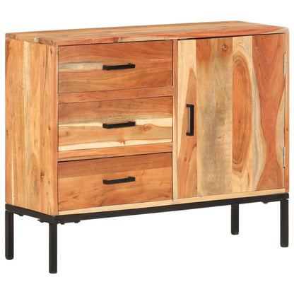 Dressoir 88X30X73 Cm Massief acaciahout
