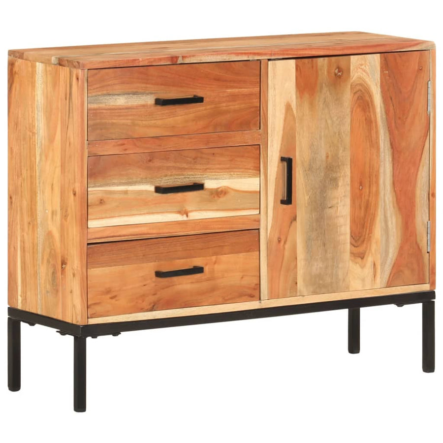 Dressoir 88X30X73 Cm Massief acaciahout