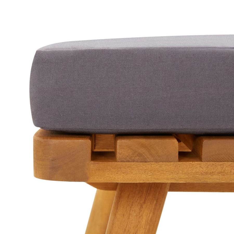 2-Delige Loungeset Met Kussens Massief Acaciahout midden + hoekTafel