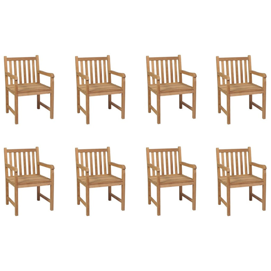 Tuinstoelen Massief Teakhout 8