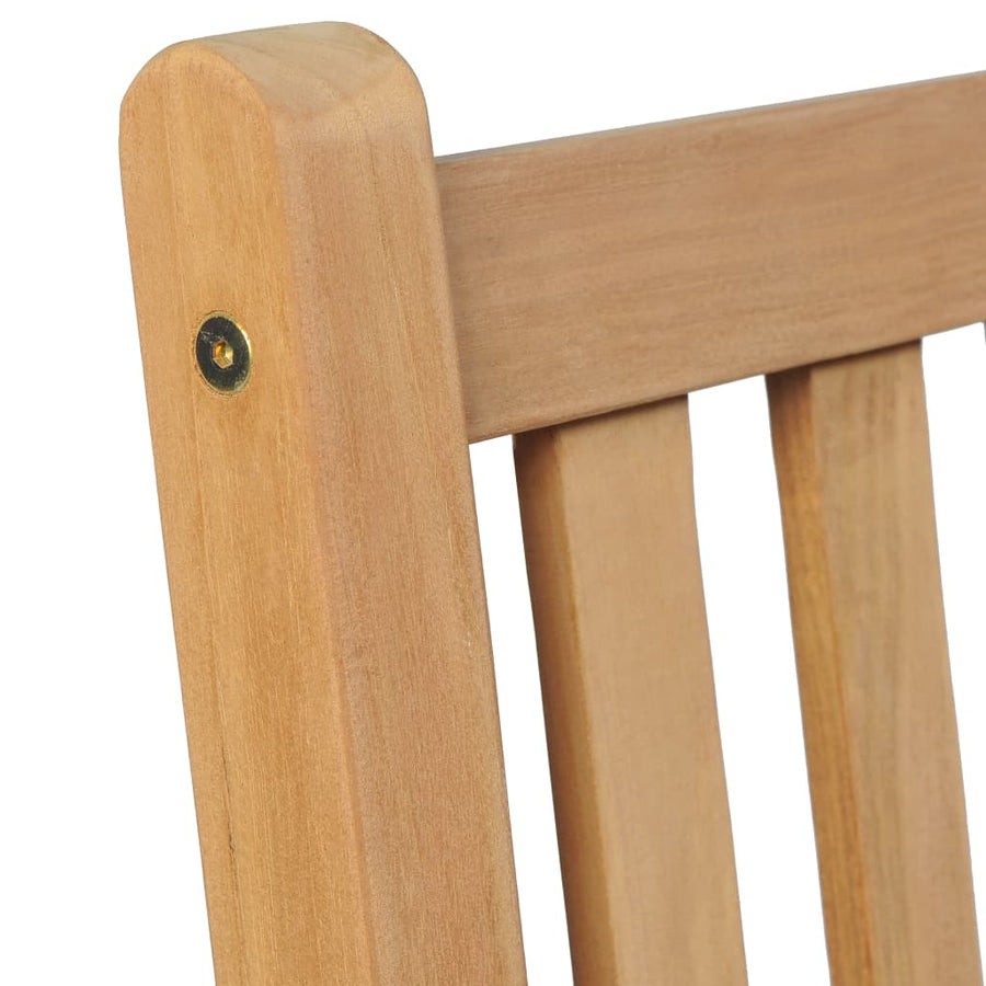 Tuinstoelen Met Kleurige Kussens Massief Teakhout 6 Crème