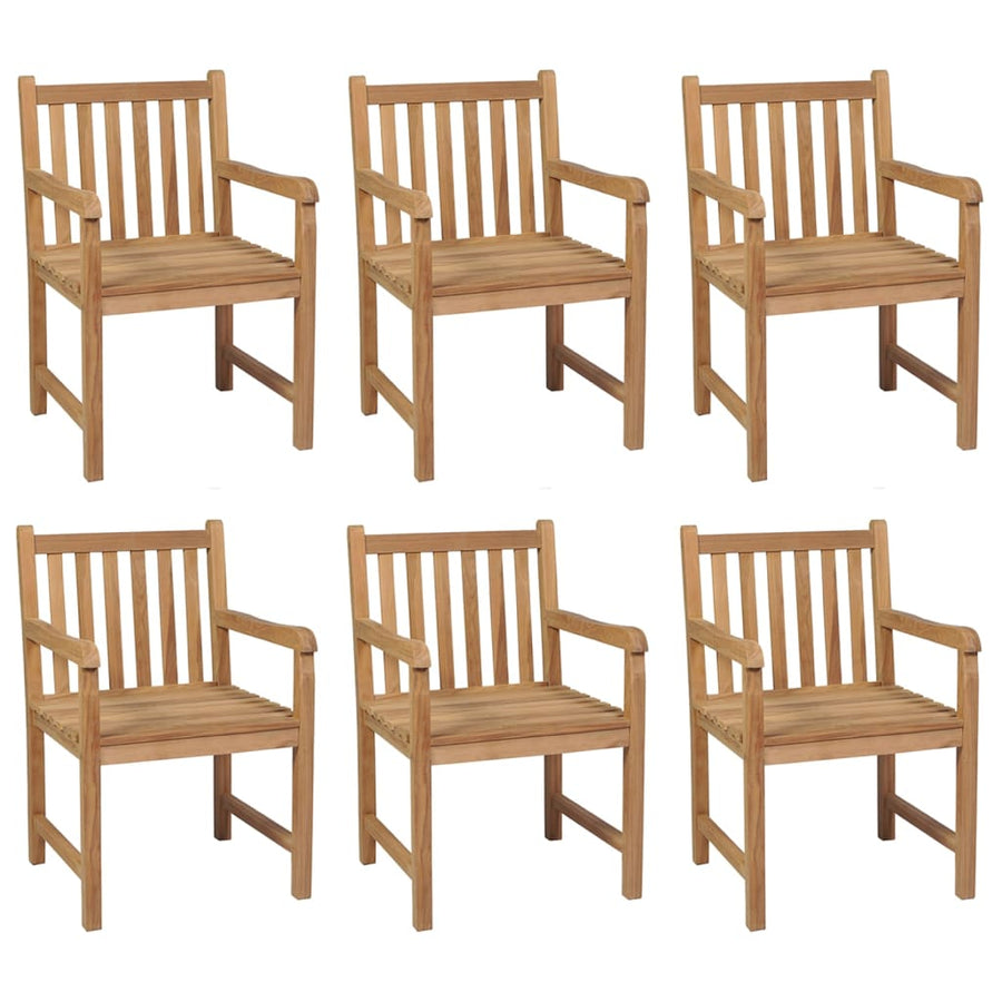 Tuinstoelen Met E Kussens Massief Teakhout 6