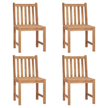 Tuinstoelen 4 St Met Kussens Massief Teakhout Antraciet