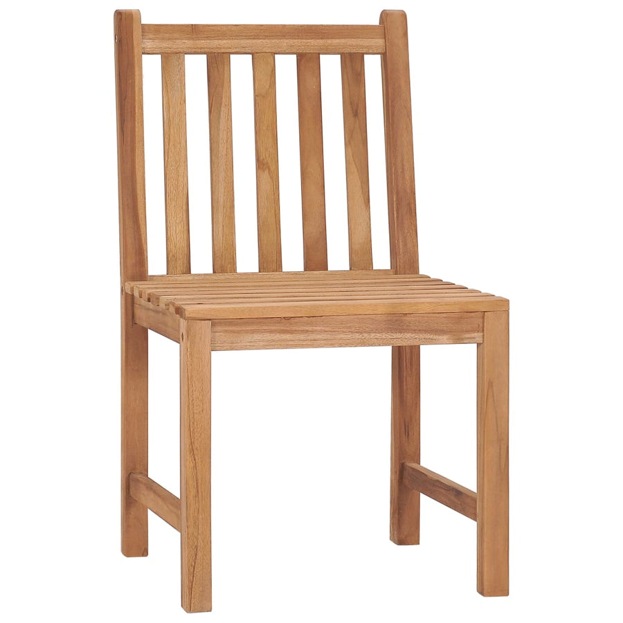 Tuinstoelen Met Kussens Massief Teakhout 4 Crème