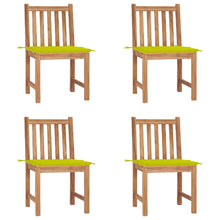 Tuinstoelen Met Kussens Massief Teakhout 4