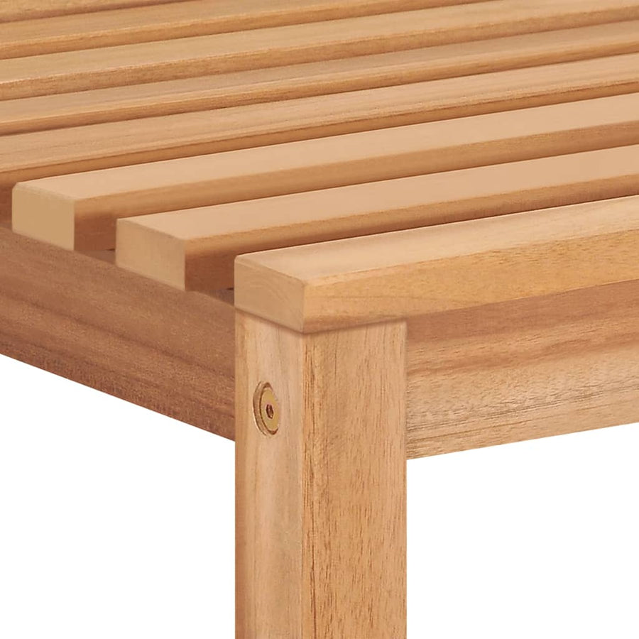 Tuinstoelen Met Kussens Massief Teakhout 4 Grijs ruitpatroon