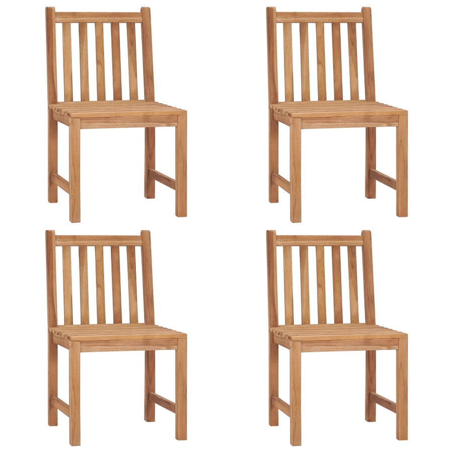 Tuinstoelen Met Kussens Massief Teakhout 4 Groen