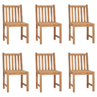 Tuinstoelen Met Kussens Massief Teakhout 6 Grijs