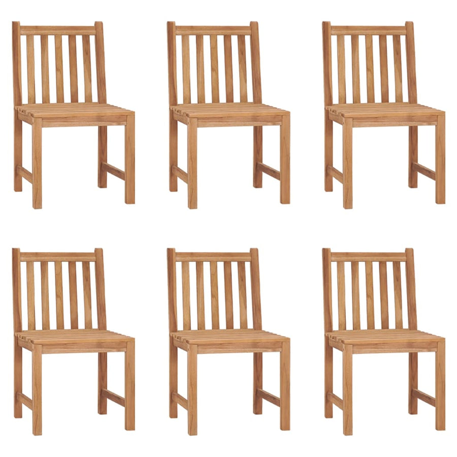 Tuinstoelen Met Kussens Massief Teakhout 6 Grijs