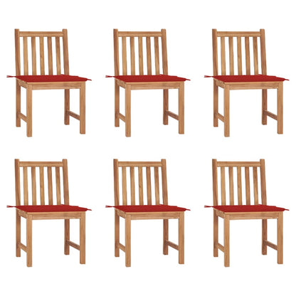 Tuinstoelen Met Kussens Massief Teakhout 6