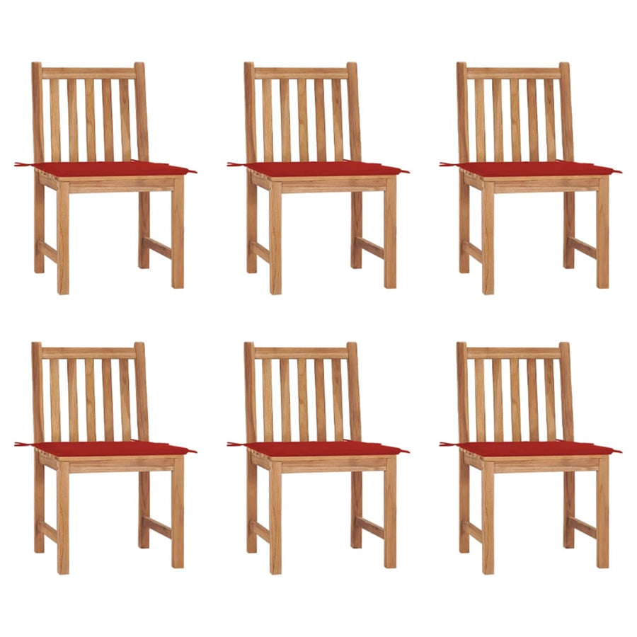 Tuinstoelen Met Kussens Massief Teakhout 6