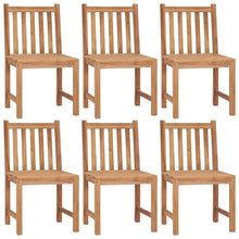 Tuinstoelen Met Kussens Massief Teakhout 6 Blauw