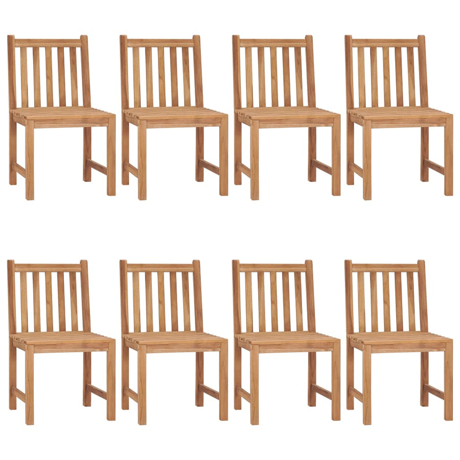 Tuinstoelen 8 St Met Kussens Massief Teakhout Antraciet