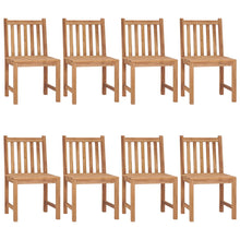 Tuinstoelen 8 St Met Kussens Massief Teakhout Wijnrood
