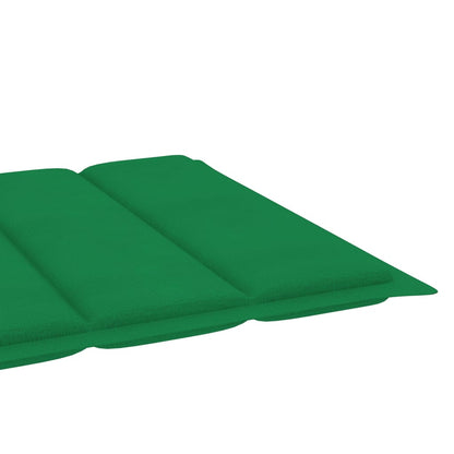 Ligbedden Met E Kussens Massief Teakhout 2 Groen Zonder tafel