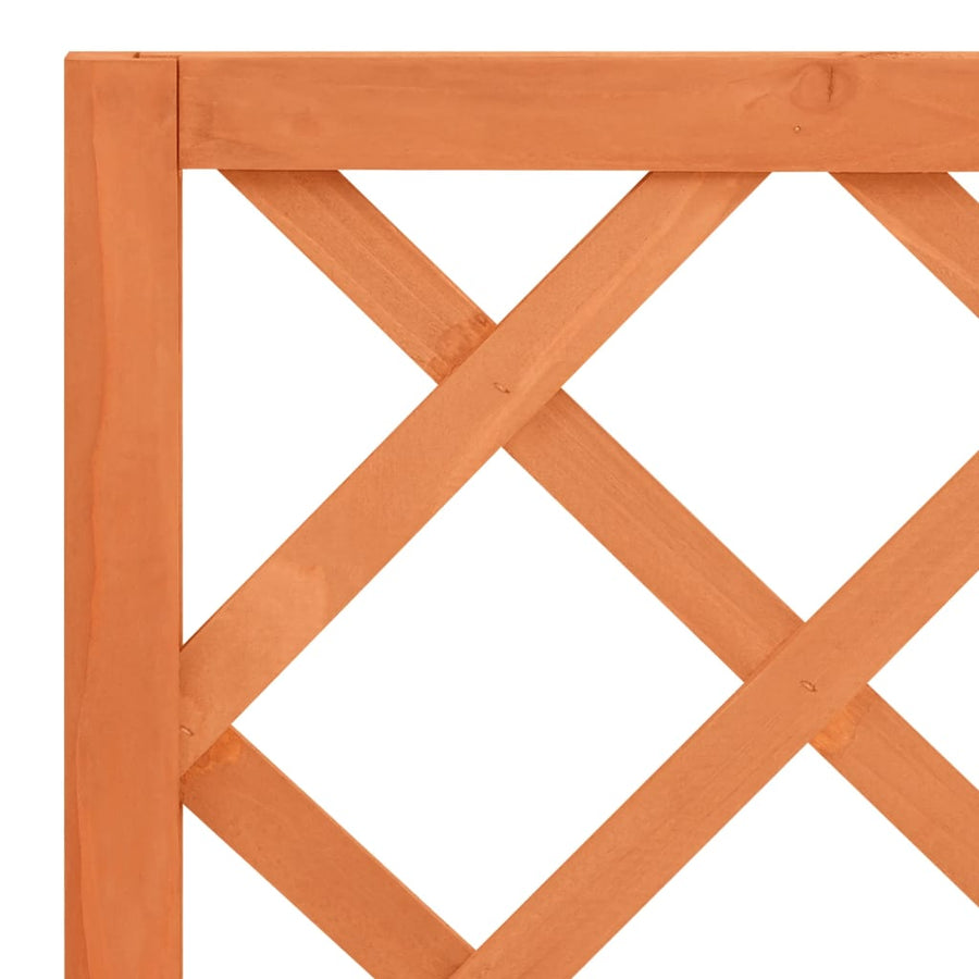 Latwerkplantenbak 70X30X35 Cm Massief Vurenhout Bruin