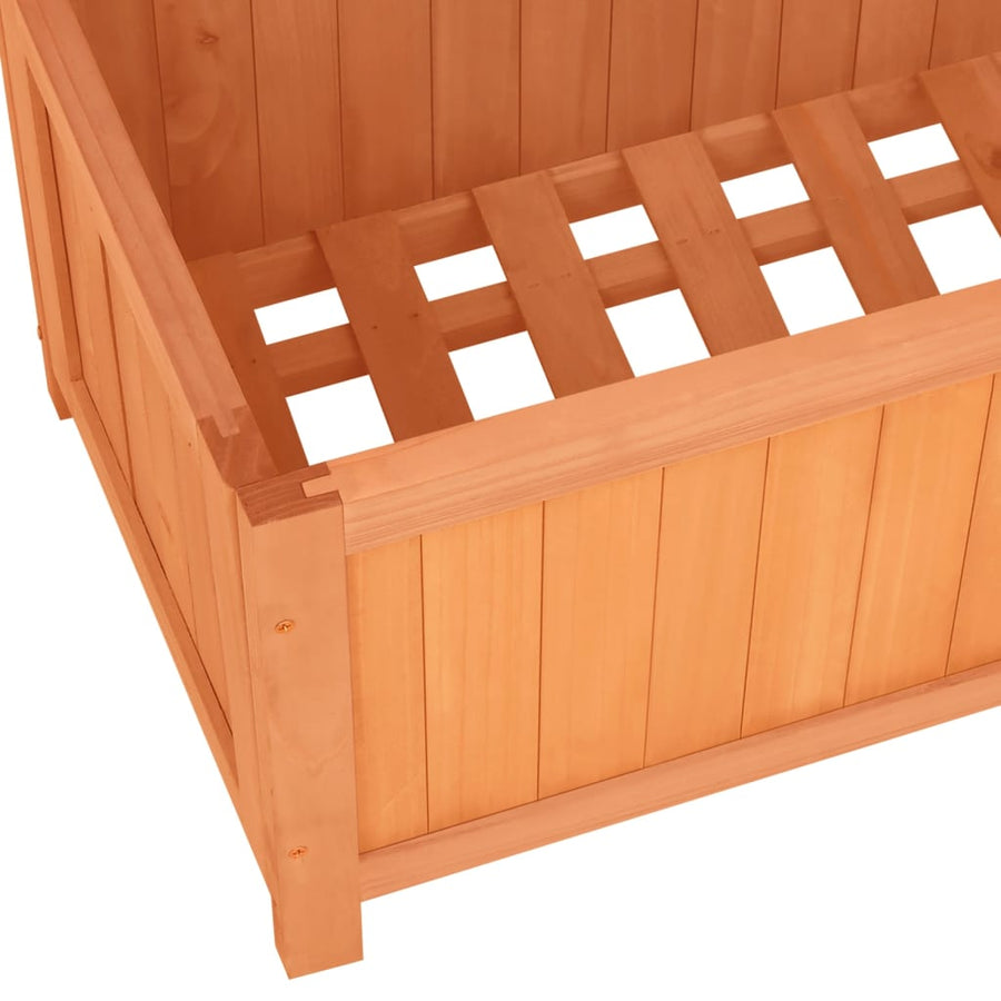 Latwerkplantenbak 70X30X35 Cm Massief Vurenhout Bruin