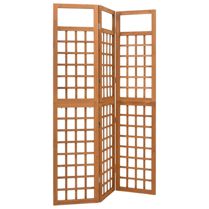 Kamerscherm/Trellis Met 3 Panelen Vurenhout 121 x 180,5 cm Bruin
