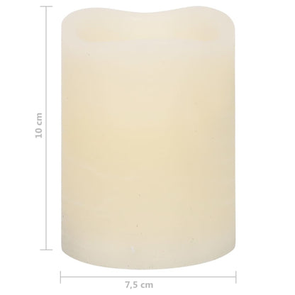 Led-Kaarsen Vlamloos Met Afstandsbediening Warmwit 100 Crème