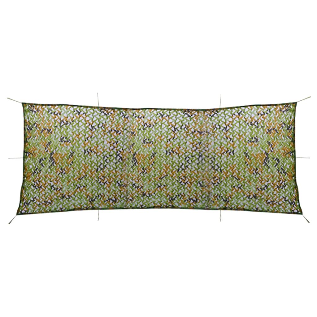 Camouflagenet Met Opbergtas 1,5X5 M 1.5 x 5 m Groen