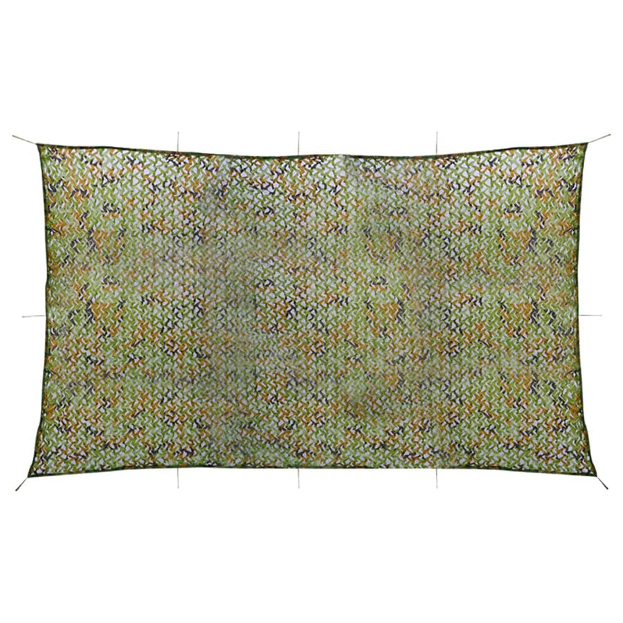 Camouflagenet Met Opbergtas 2 x 5 m Groen