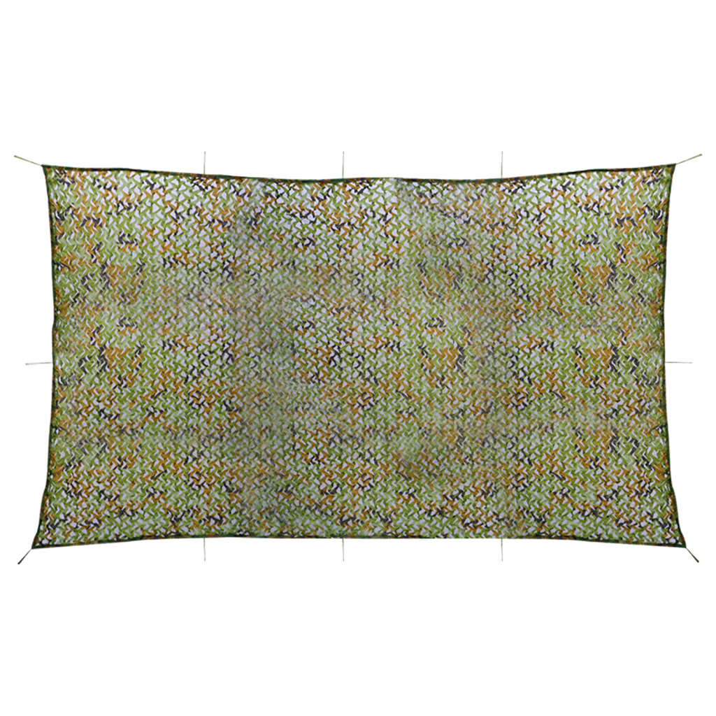 Camouflagenet Met Opbergtas 2 x 7 m Groen