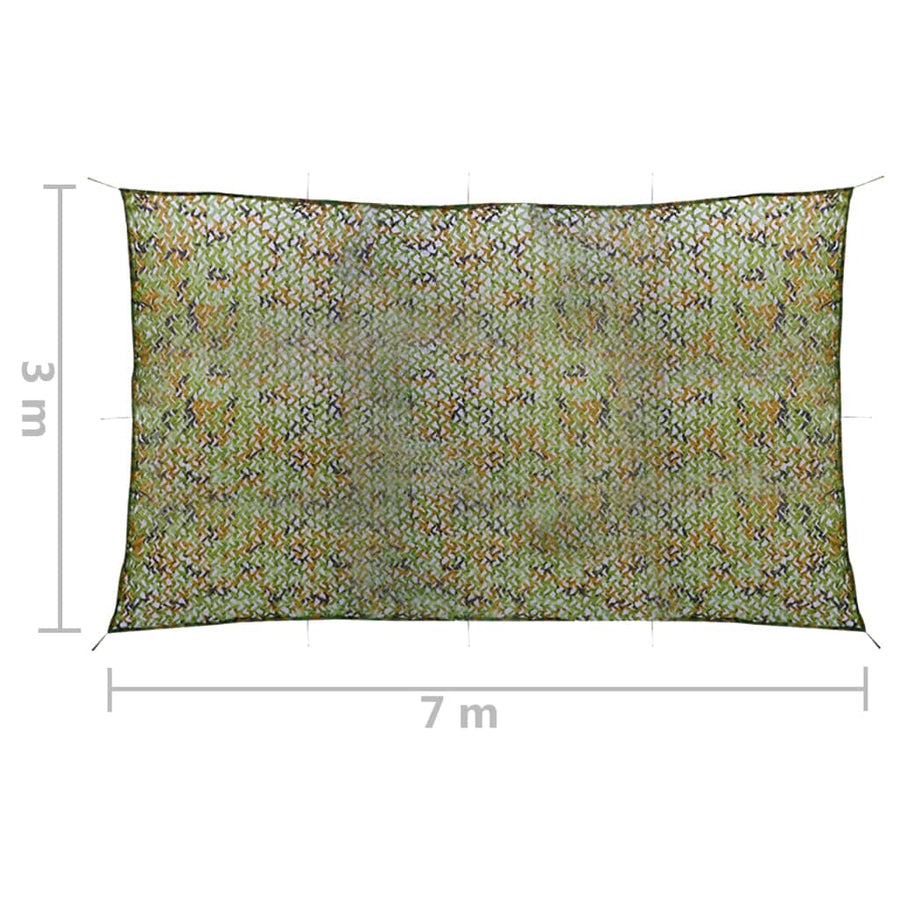 Camouflagenet Met Opbergtas 3X7 M 300 x 700 cm