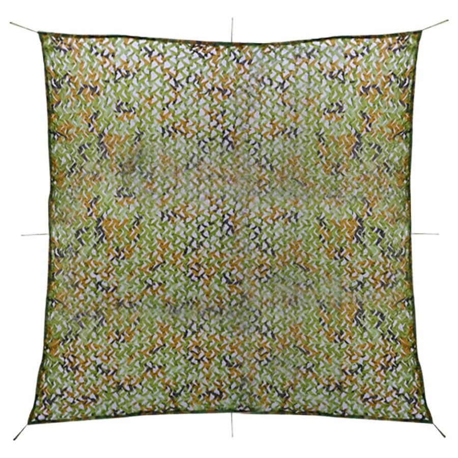 Camouflagenet Met Opbergtas 5 x 5 m Groen