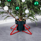 Kerstboomstandaard 46X46X9 Cm Groen en rood