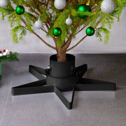 Kerstboomstandaard 47x47x13,5 cm metaal zwart