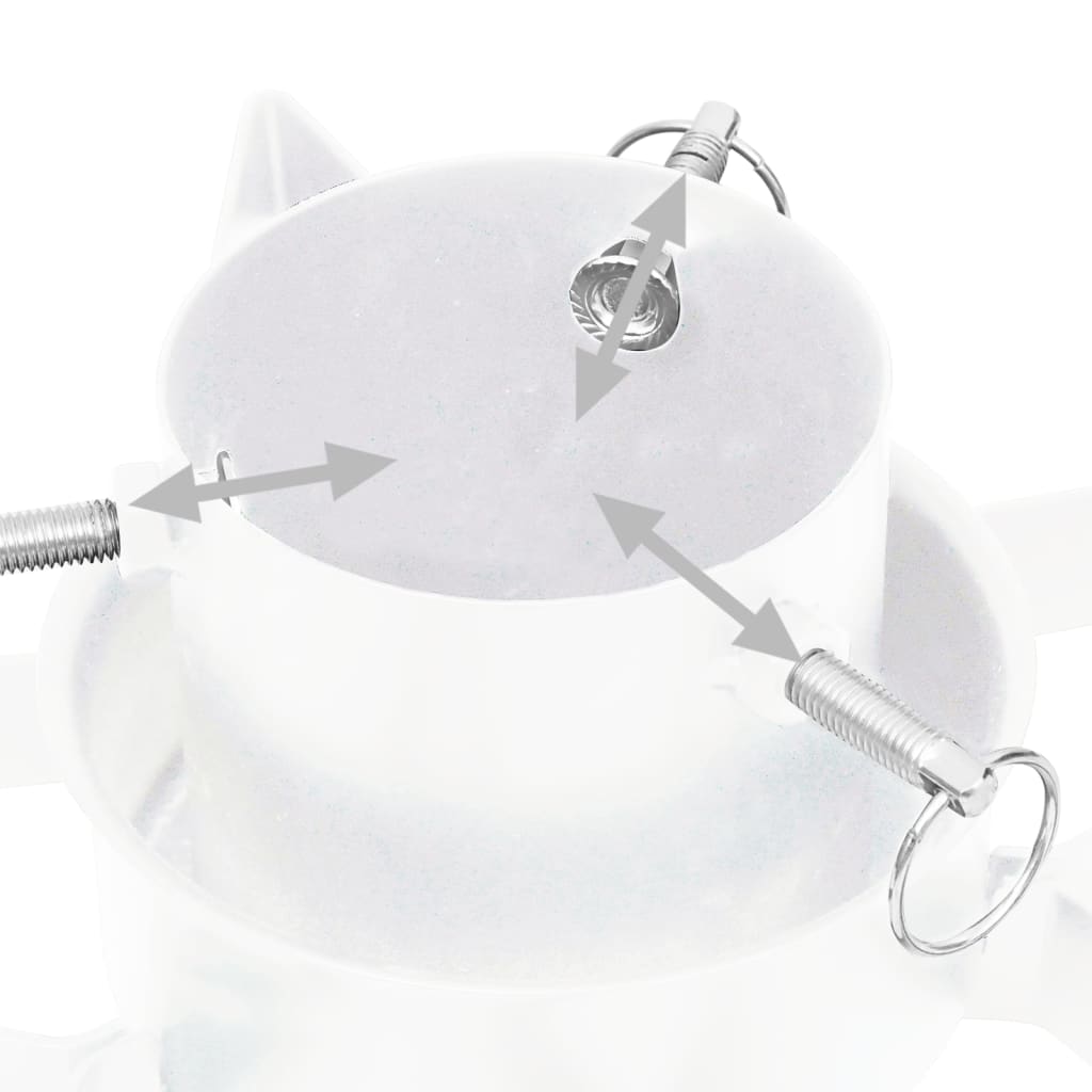 Kerstboomstandaard 47X47X3,5 Cm Wit