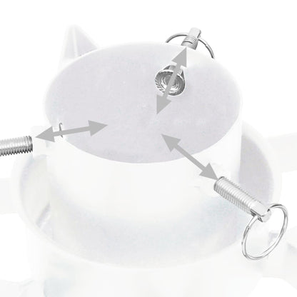 Kerstboomstandaard 47X47X3,5 Cm Wit