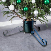 Kerstboomstandaard 58x58x21 cm metaal zwart
