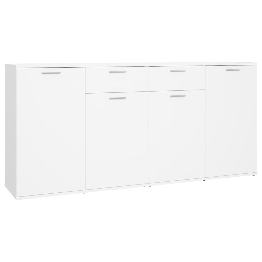 Dressoir Spaanplaat 160 x 36 x 75 cm Wit