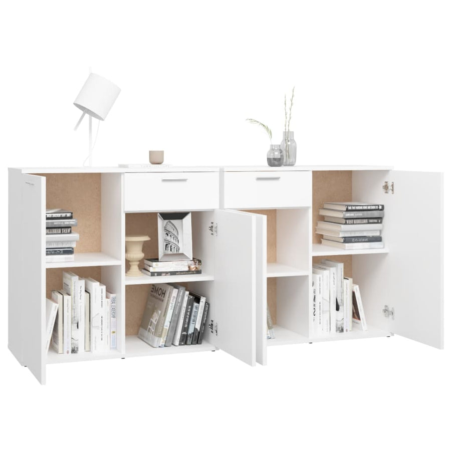 Dressoir Spaanplaat 160 x 36 x 75 cm Wit
