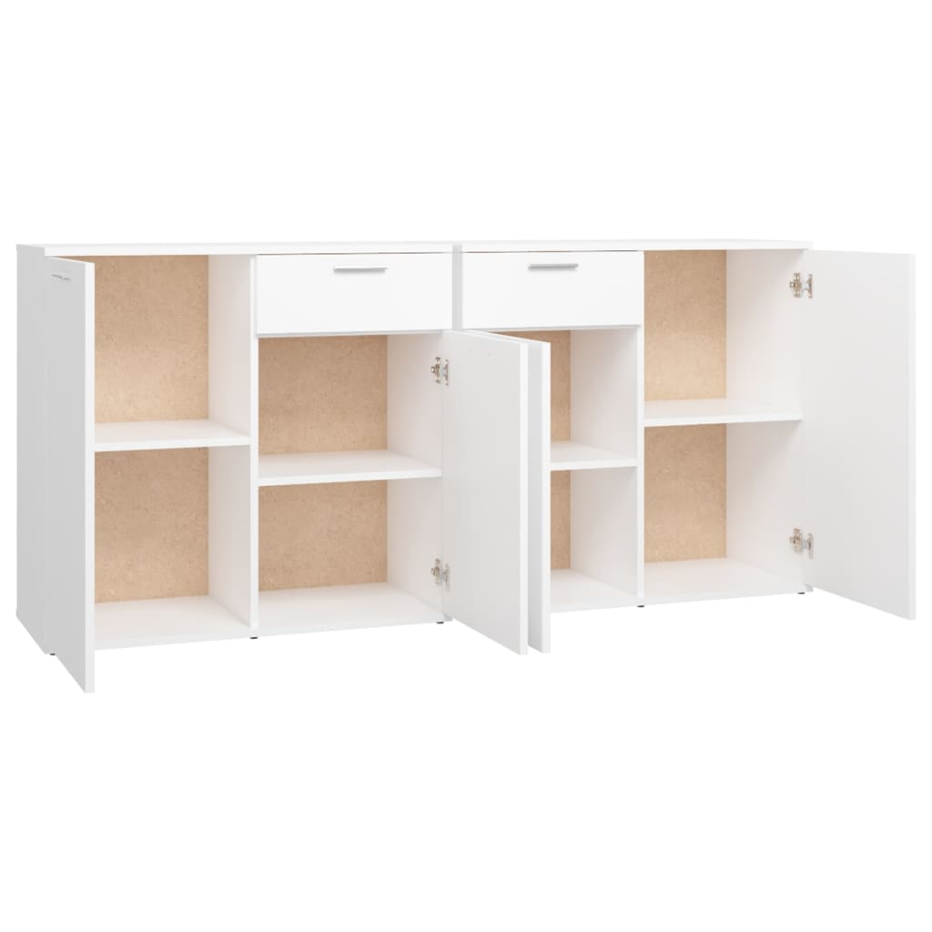 Dressoir Spaanplaat 160 x 36 x 75 cm Wit