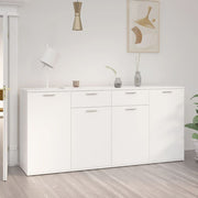 Dressoir 160x36x75 cm spaanplaat wit