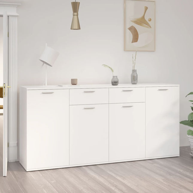 Dressoir Spaanplaat 160 x 36 x 75 cm Wit