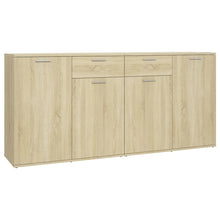 Dressoir Spaanplaat Kleurig 160 x 36 x 75 cm Sonoma eiken