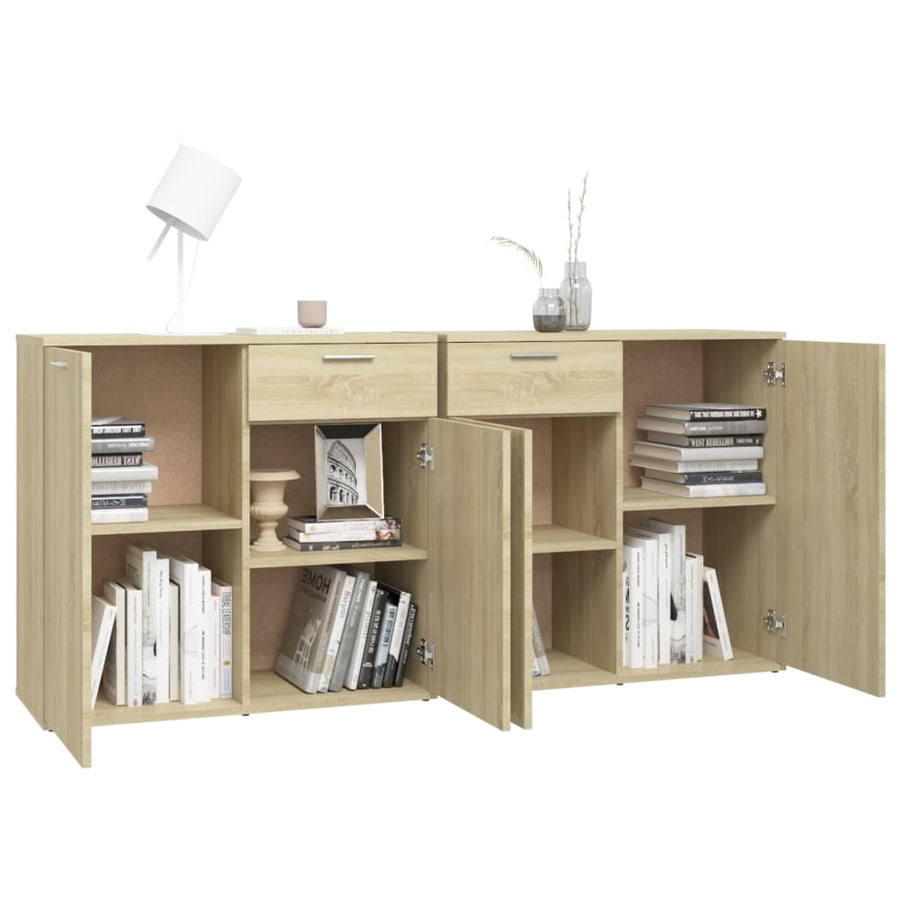 Dressoir Spaanplaat Kleurig 160 x 36 x 75 cm Sonoma eiken