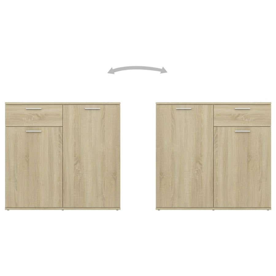 Dressoir Spaanplaat Kleurig 160 x 36 x 75 cm Sonoma eiken