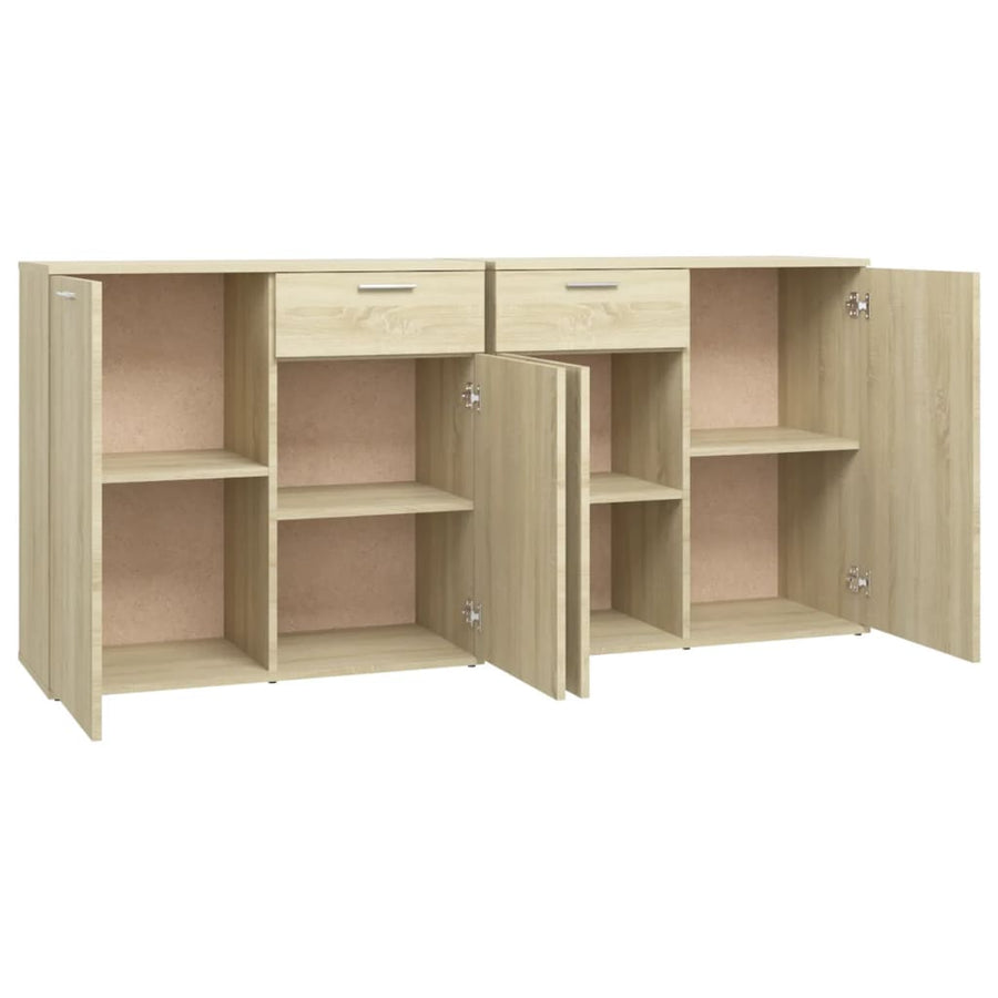 Dressoir Spaanplaat Kleurig 160 x 36 x 75 cm Sonoma eiken