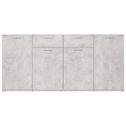 Dressoir Spaanplaat 160 x 36 x 75 cm Betongrijs