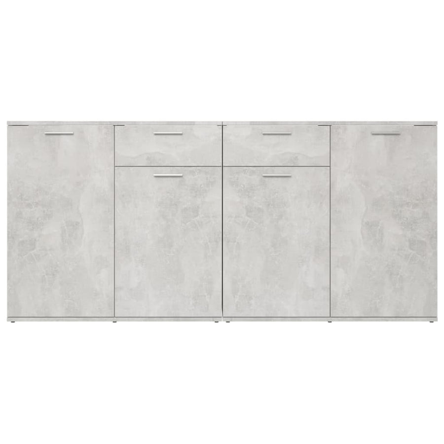 Dressoir Spaanplaat 160 x 36 x 75 cm Betongrijs