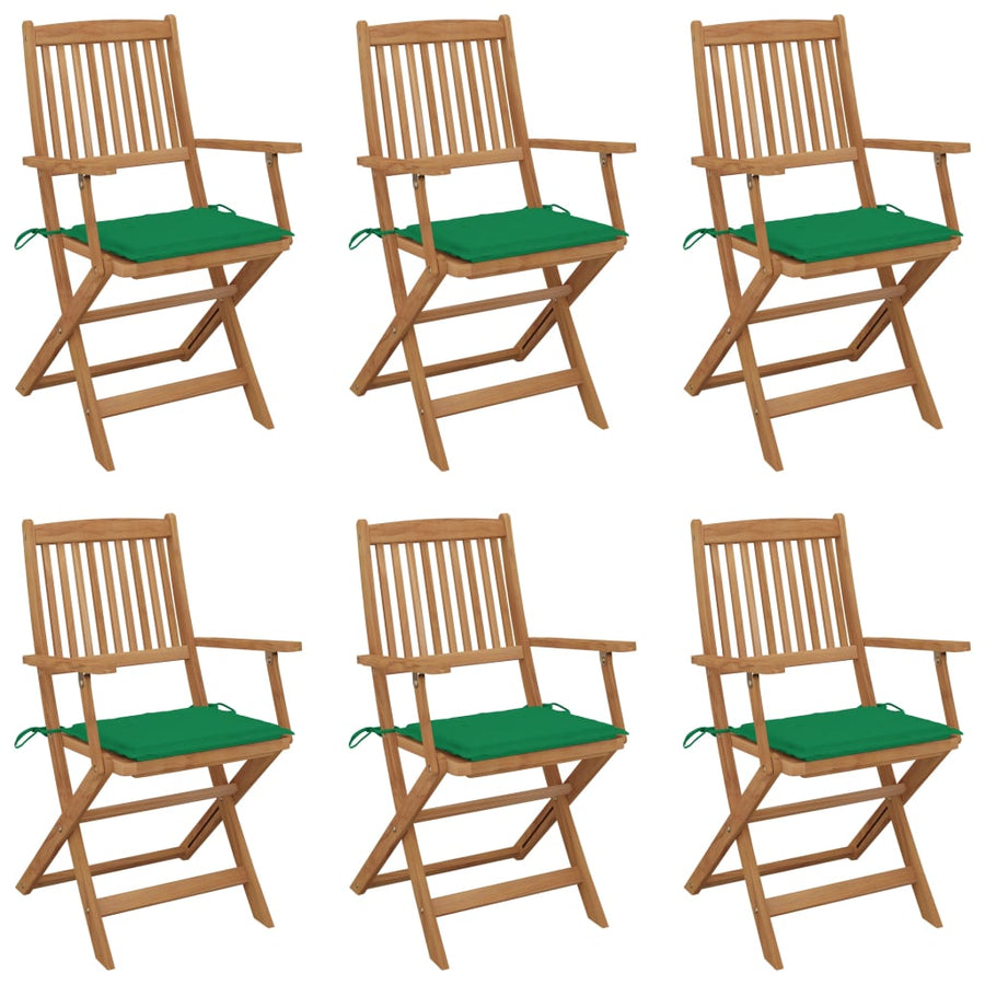 Tuinstoelen Inklapbaar Met Kussens Massief Acaciahout 6