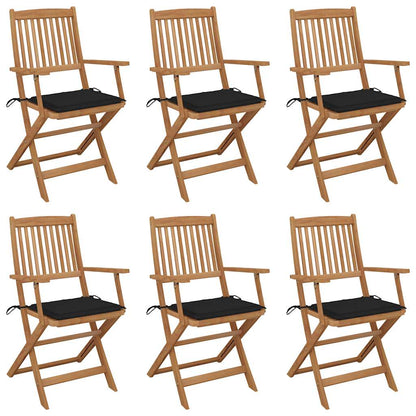 Tuinstoelen Inklapbaar Met Kussens Massief Acaciahout 6