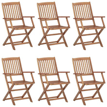 Tuinstoelen Inklapbaar Met Kussens Massief Acaciahout 6