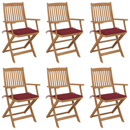 Tuinstoelen Inklapbaar Met Kussens Massief Acaciahout 6