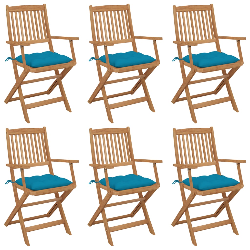 Tuinstoelen Inklapbaar Met Kussens Massief Acaciahout 6