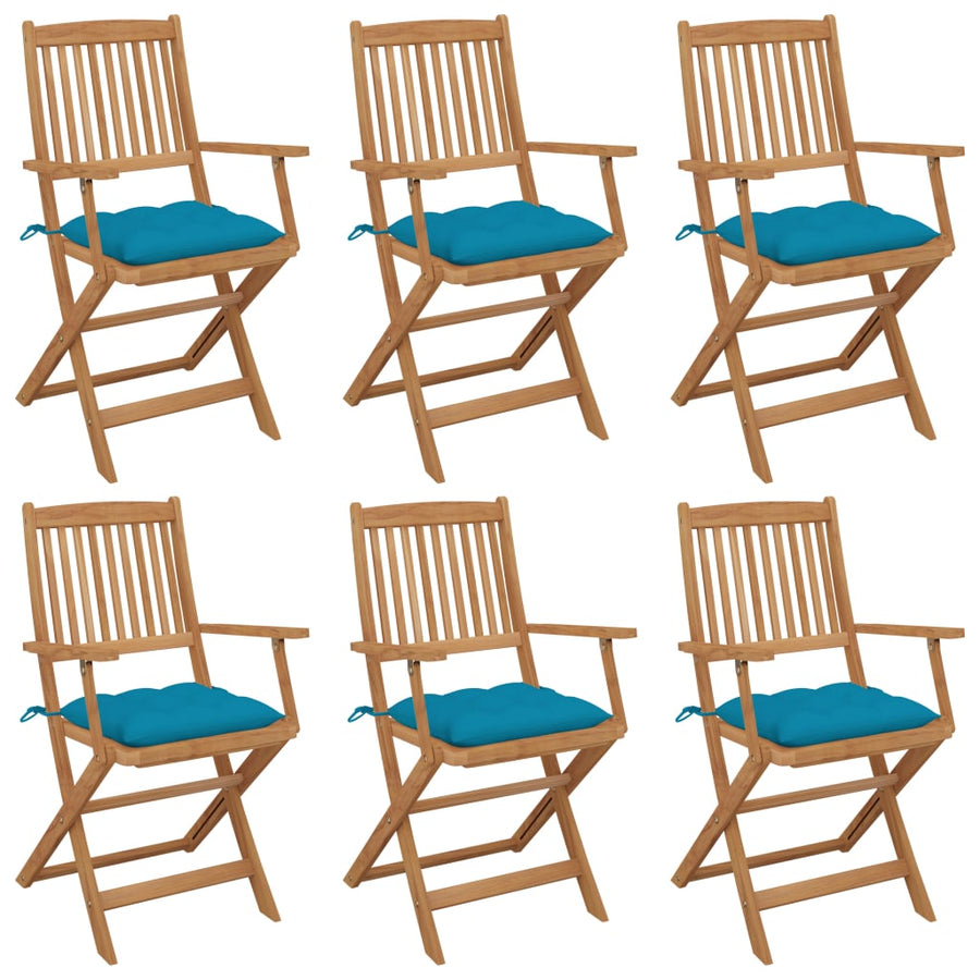 Tuinstoelen Inklapbaar Met Kussens Massief Acaciahout 6